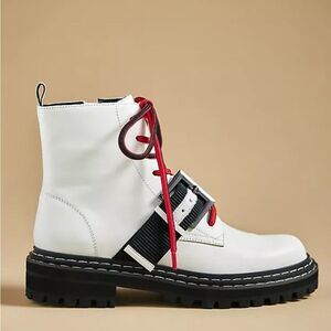 Anthropologie Cecelia New York Hayden Combat Boots NEW!!!